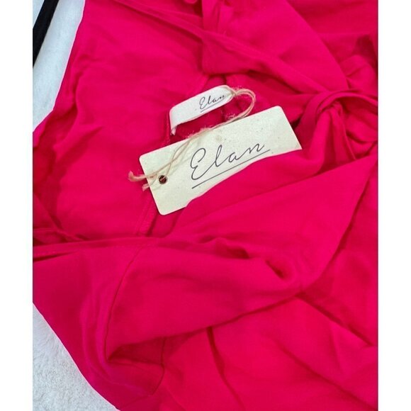 NEW Elan Size XL Maxi Dress Cover Up Tie Front Ruffled Layered Dress Beach Wear - Picture 7 of 10